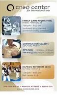 Family Game Night, CPR Certification and Hapkido Refresher